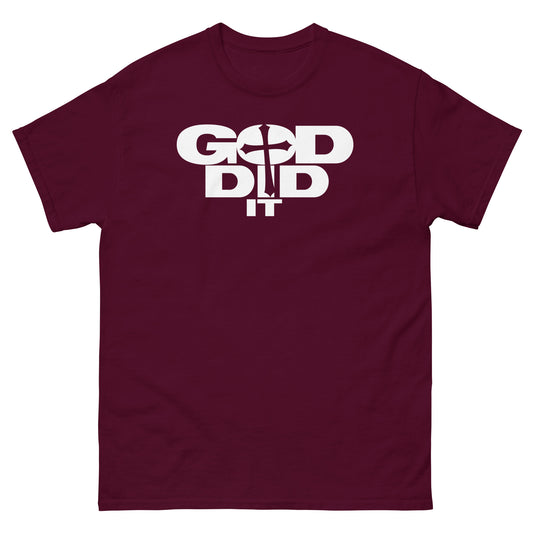 "God Did It" classic tee